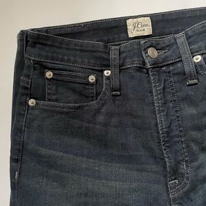 J Crew Curvy Toothpick Jeans Grey Lake Size 27